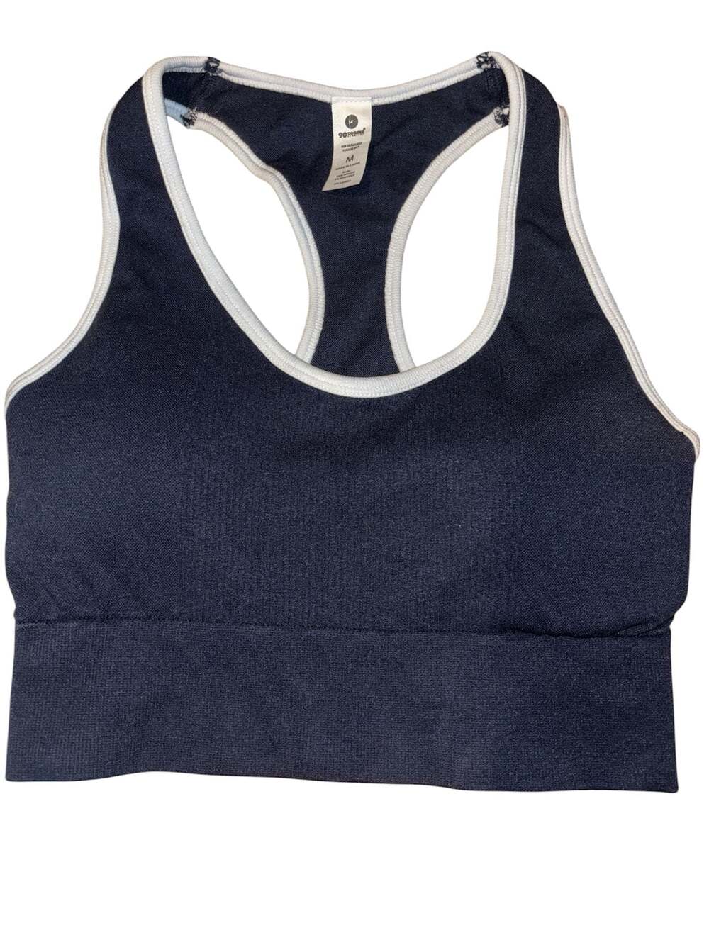 90 Degree by Reflex Ribbed Seamless Hailee Racerback Sports Bra